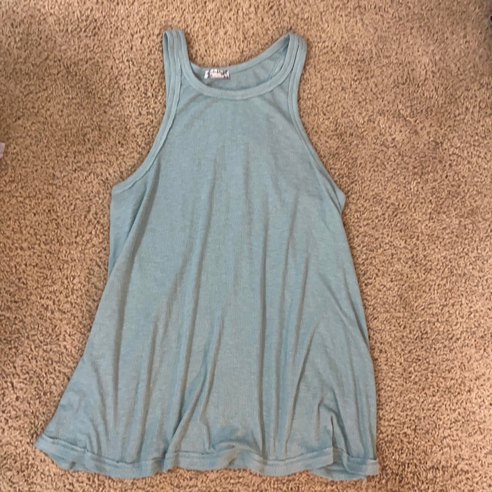Free People tank! Seafom green. Size Medium!